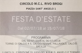 FESTA D'ESTATE Circolo MCL RIVO BROGI Sant'Angelo a Lecore-Signa